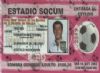Bilhete de entrada no Estádio/ México